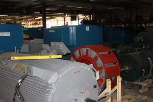 Large motor storage